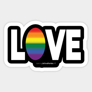 LOVE - human activist - LGBT / LGBTQI (131) Sticker